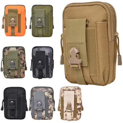 B2 Men'S Versatile Waist Pack Small Pocket Portable Survival Kit for Outdoor Sports Travel Camping and Hunting
