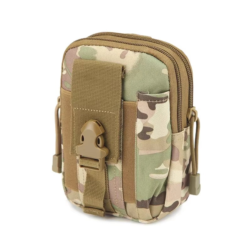 B2 Men'S Versatile Waist Pack Small Pocket Portable Survival Kit for Outdoor Sports Travel Camping and Hunting