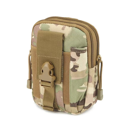 B2 Men'S Versatile Waist Pack Small Pocket Portable Survival Kit for Outdoor Sports Travel Camping and Hunting
