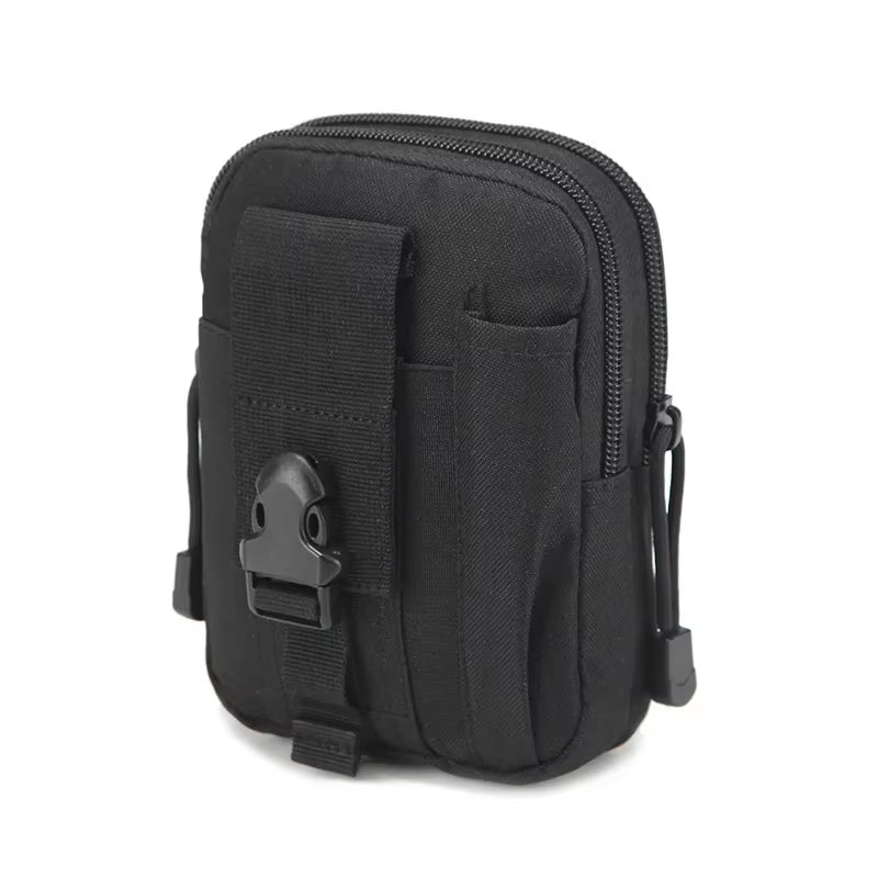 B2 Men'S Versatile Waist Pack Small Pocket Portable Survival Kit for Outdoor Sports Travel Camping and Hunting