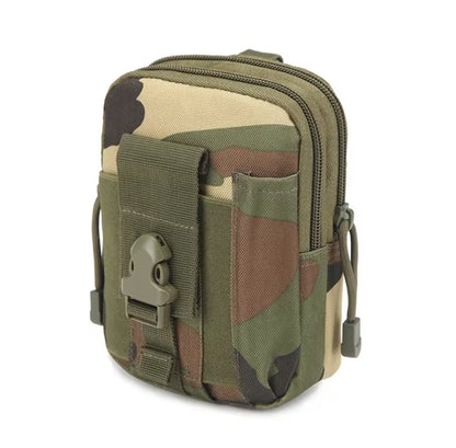 B2 Men'S Versatile Waist Pack Small Pocket Portable Survival Kit for Outdoor Sports Travel Camping and Hunting
