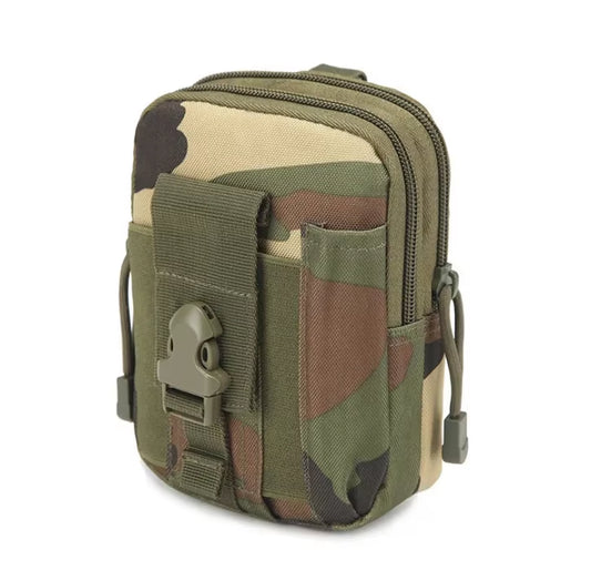 B2 Men'S Versatile Waist Pack Small Pocket Portable Survival Kit for Outdoor Sports Travel Camping and Hunting