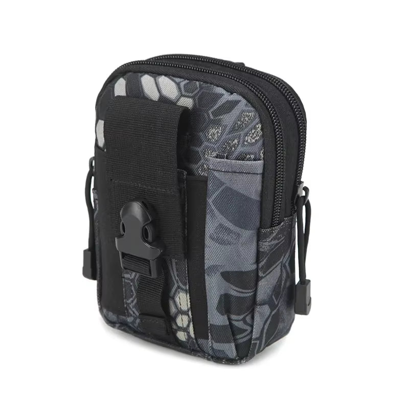 B2 Men'S Versatile Waist Pack Small Pocket Portable Survival Kit for Outdoor Sports Travel Camping and Hunting